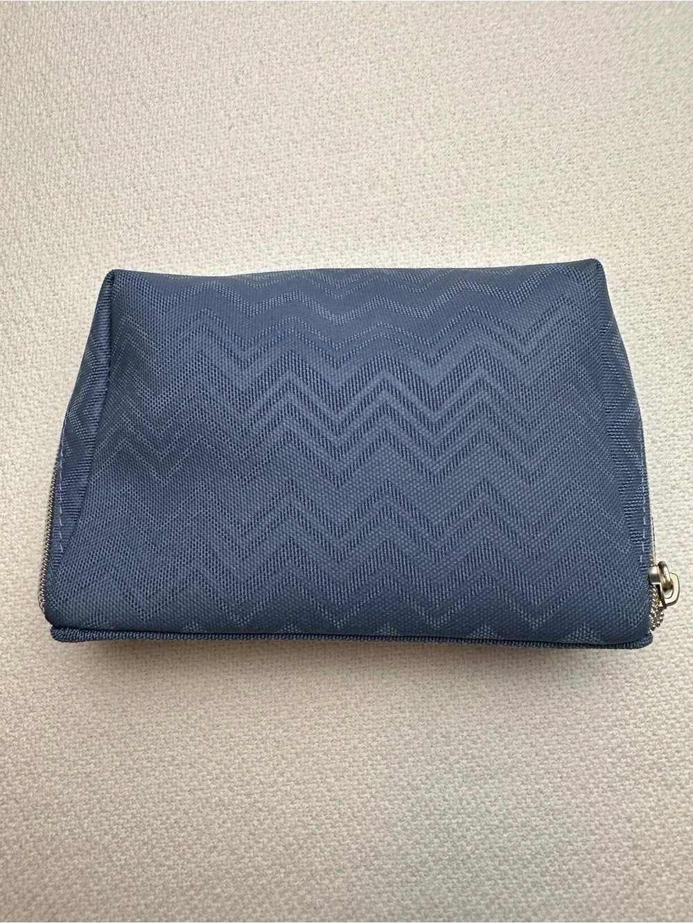 Missoni Blue Chevron Toiletry Pouch